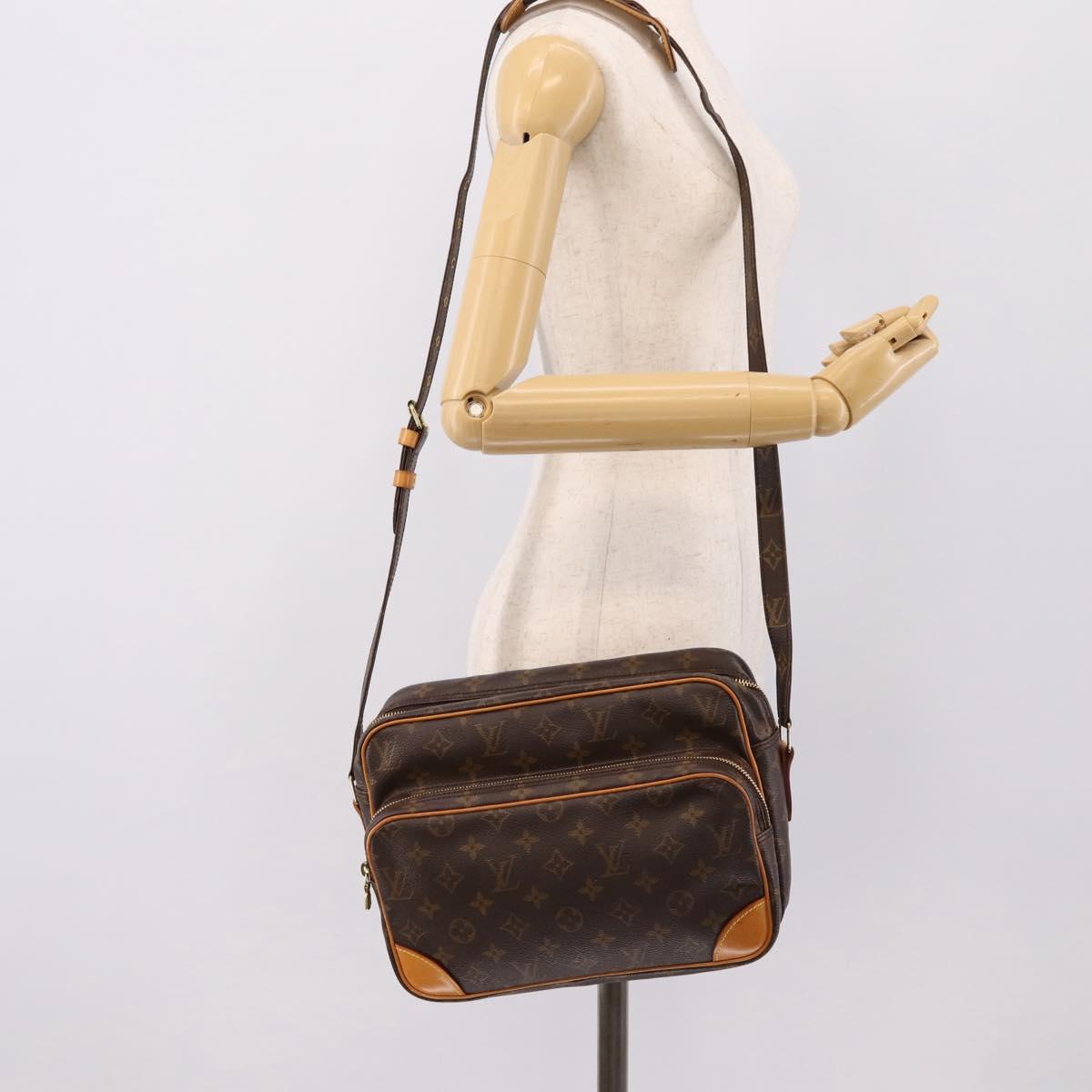 LOUIS VUITTON Monogram Nile Shoulder Bag M45244 LV Auth 204609A