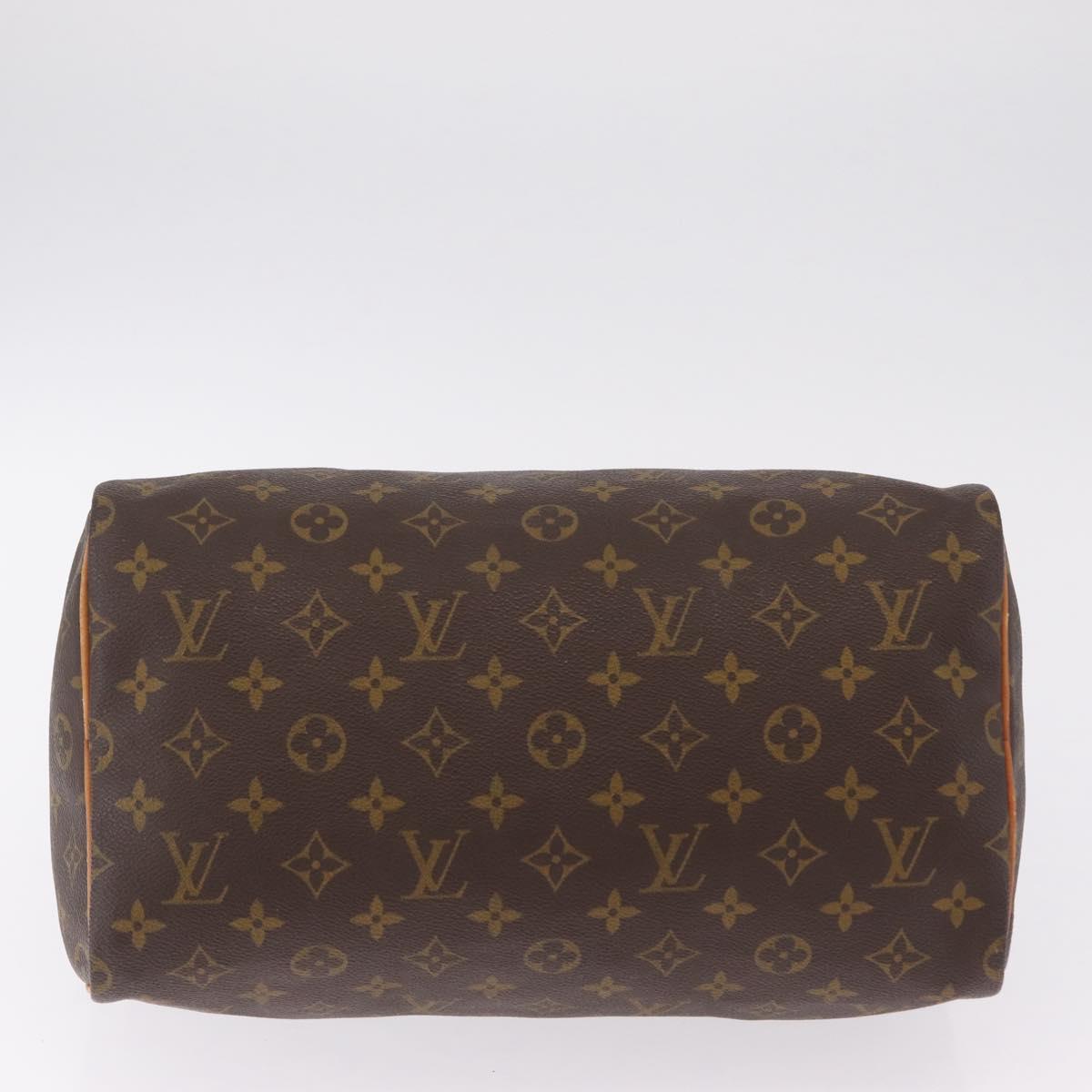 LOUIS VUITTON Monogram Speedy 30 Hand Bag M41526 LV Auth 204611V