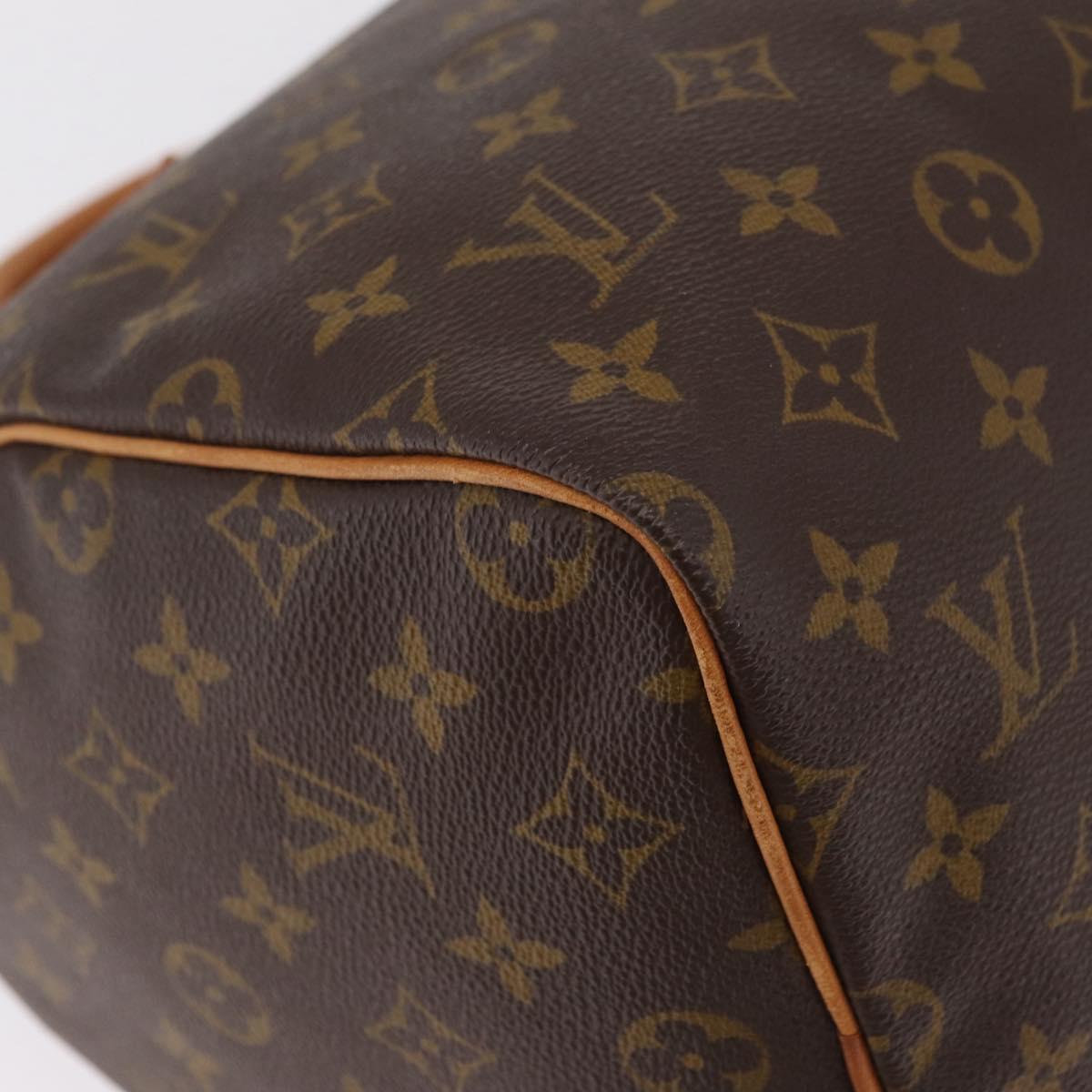 LOUIS VUITTON Monogram Speedy 30 Hand Bag M41526 LV Auth 204611V