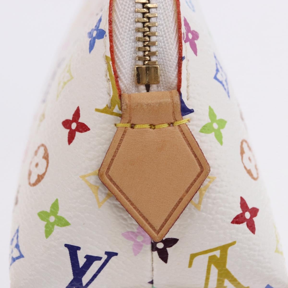LOUIS VUITTON Monogram Multicolor Pochette Cosmetic Pouch M47354 LV Auth 204614V