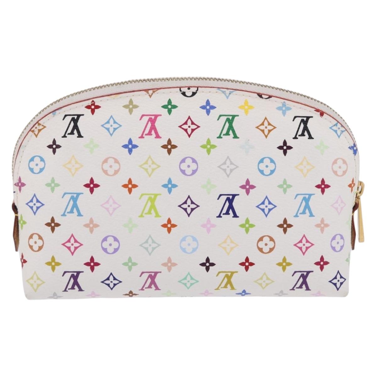 LOUIS VUITTON Monogram Multicolor Pochette Cosmetic Pouch M47354 LV Auth 204614V