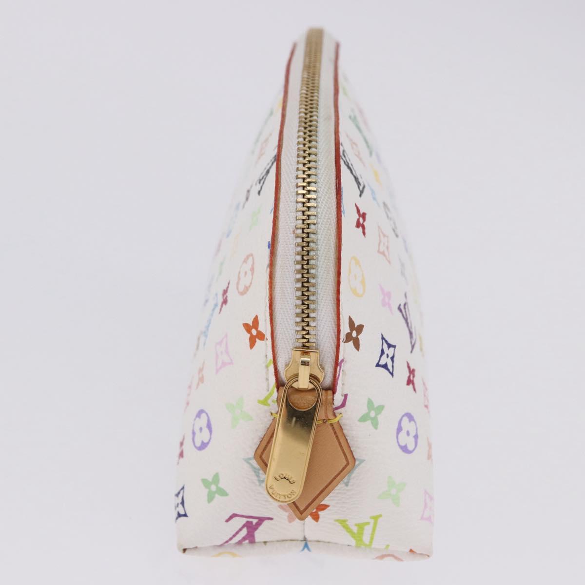 LOUIS VUITTON Monogram Multicolor Pochette Cosmetic Pouch M47354 LV Auth 204614V