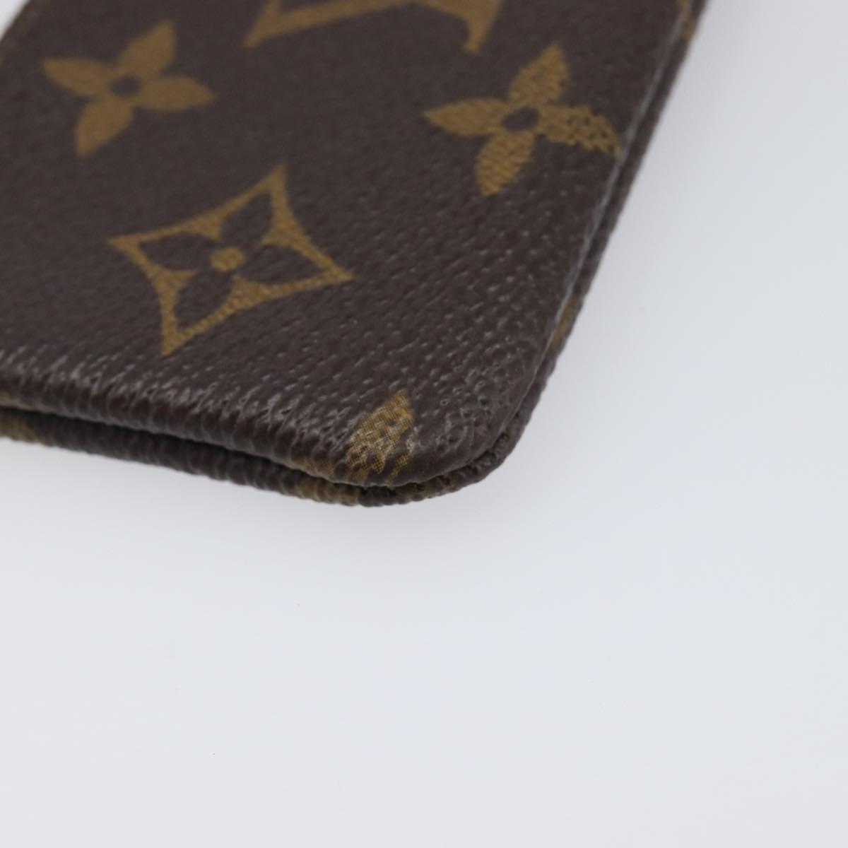 LOUIS VUITTON Monogram Pochette Cles Coin Purse M62650 LV Auth 204619