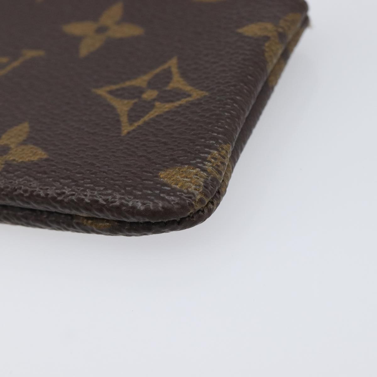 LOUIS VUITTON Monogram Pochette Cles Coin Purse M62650 LV Auth 204619