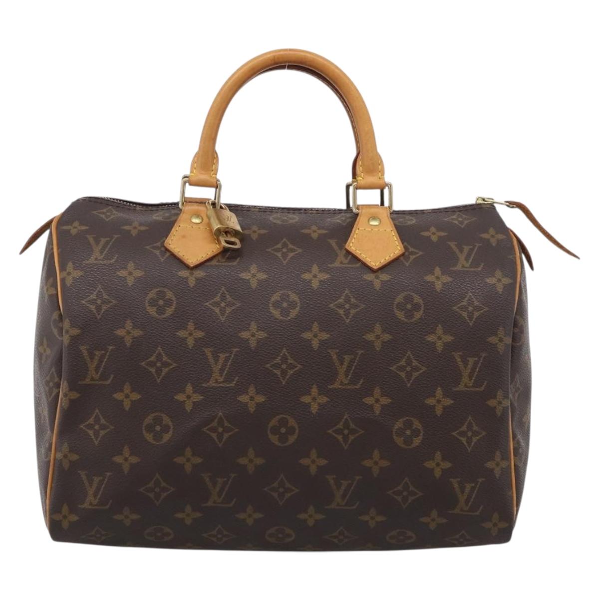 LOUIS VUITTON Monogram Speedy 30 Hand Bag M41526 LV Auth 204623V