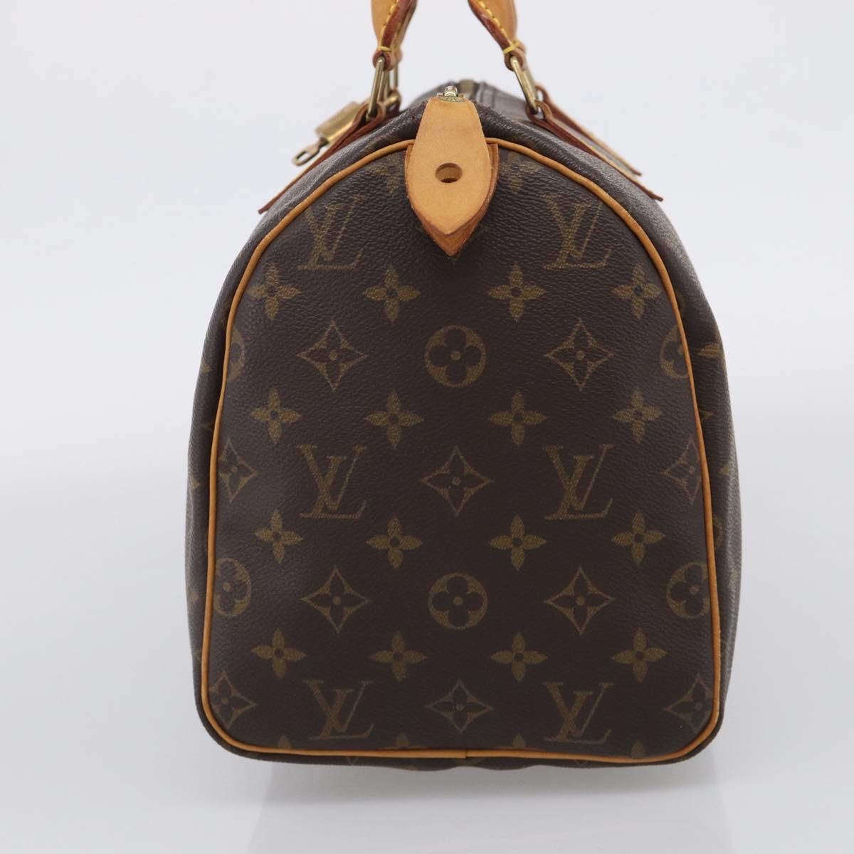 LOUIS VUITTON Monogram Speedy 30 Hand Bag M41526 LV Auth 204623V