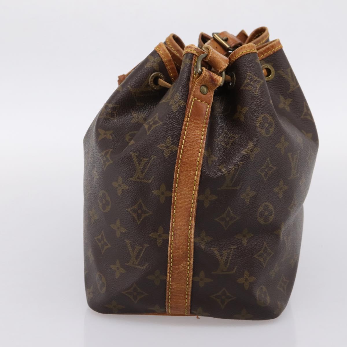 LOUIS VUITTON Monogram Petit Noe Shoulder Bag M42226 LV Auth 204653