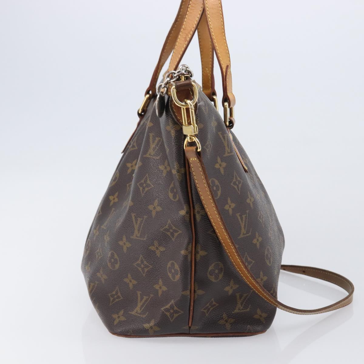 LOUIS VUITTON Monogram Palermo GM Tote Bag M40146 LV Auth 204660