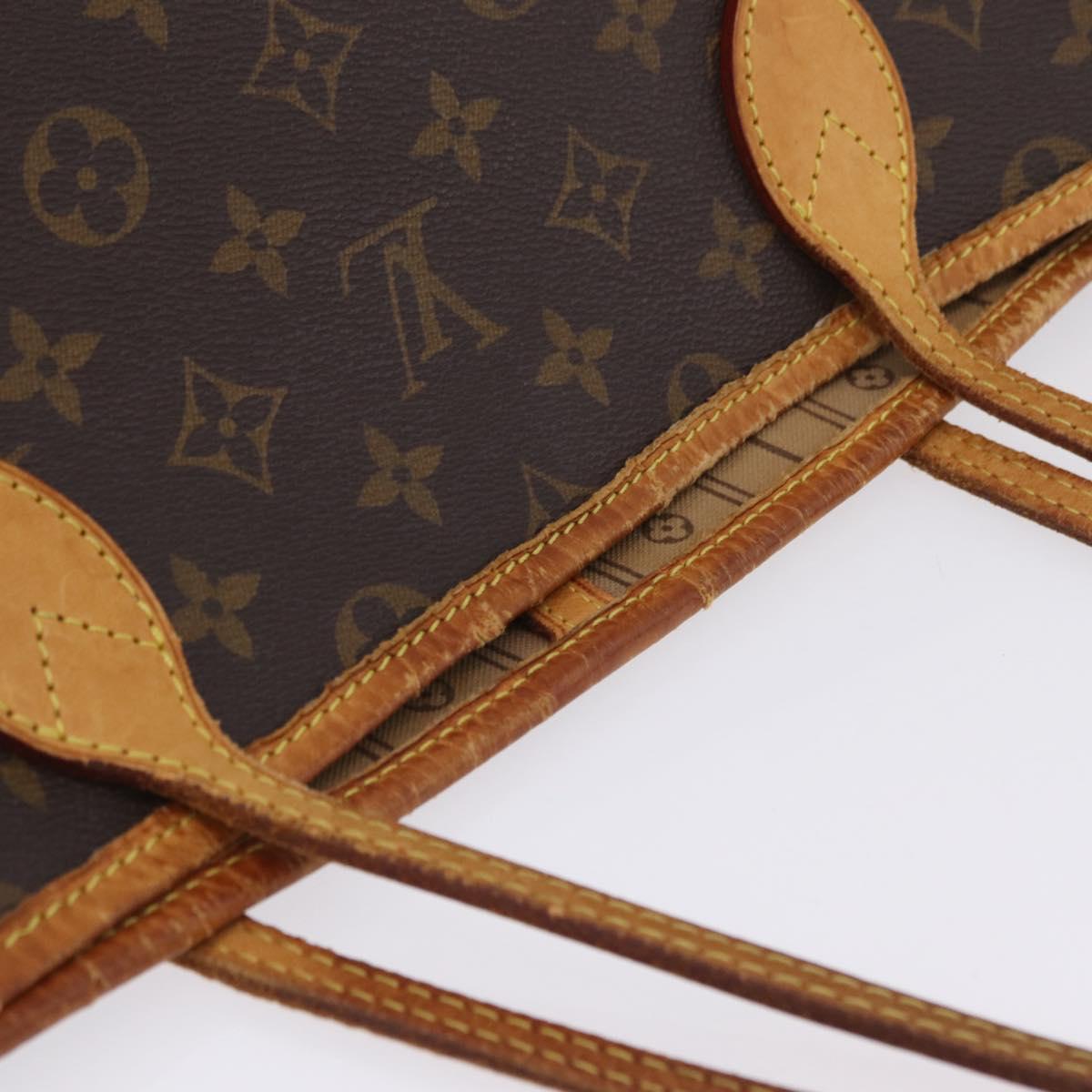 LOUIS VUITTON Monogram Neverfull GM Tote Bag M40157 LV Auth 204718