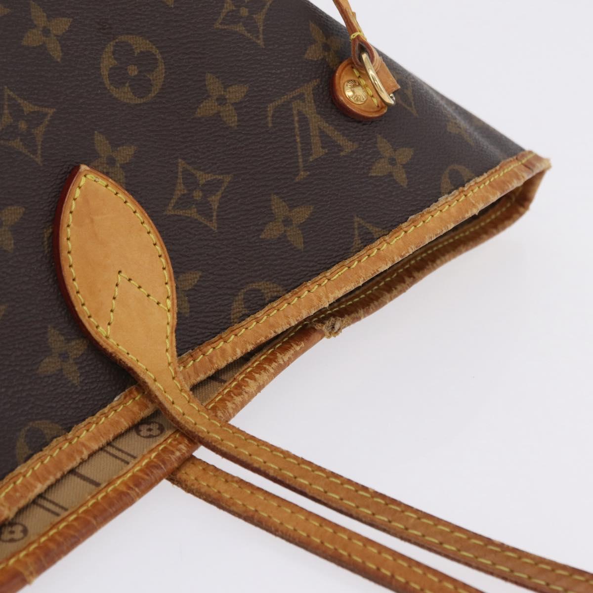 LOUIS VUITTON Monogram Neverfull GM Tote Bag M40157 LV Auth 204718