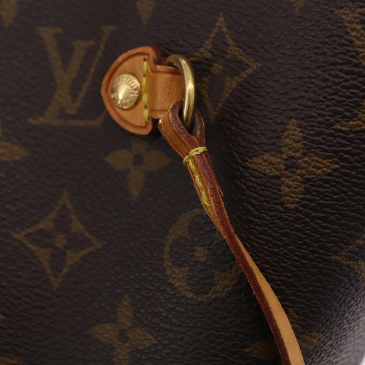 LOUIS VUITTON Monogram Neverfull GM Tote Bag M40157 LV Auth 204718