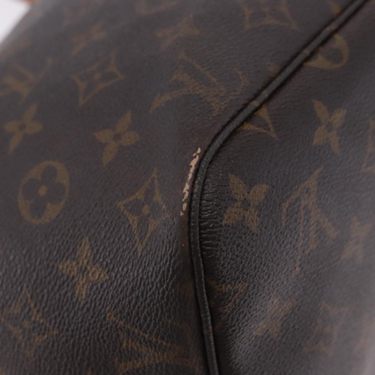 LOUIS VUITTON Monogram Neverfull MM Tote Bag M40156 LV Auth 204720