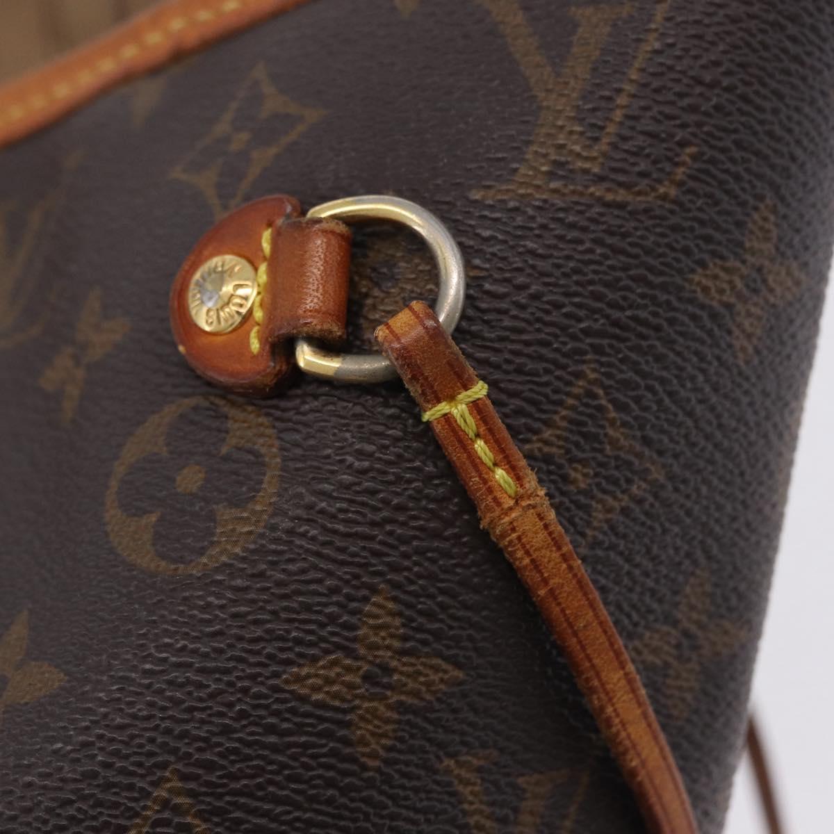LOUIS VUITTON Monogram Neverfull MM Tote Bag M40156 LV Auth 204720
