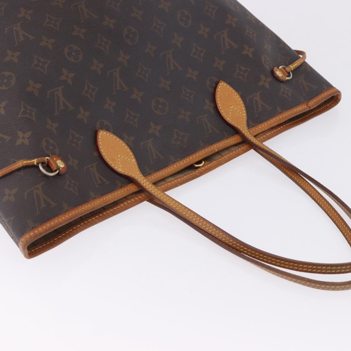 LOUIS VUITTON Monogram Neverfull MM Tote Bag M40156 LV Auth 204720
