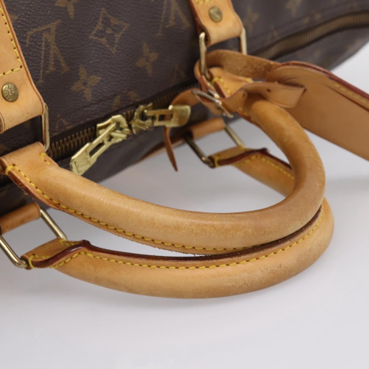 LOUIS VUITTON Monogram Keepall 50 Boston Bag M41426 LV Auth 204724A