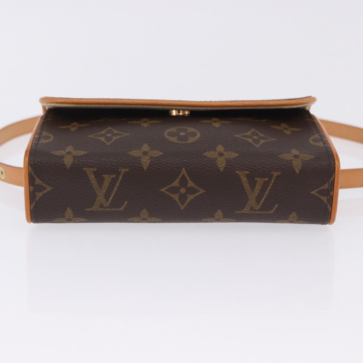 LOUIS VUITTON Monogram Pochette Florentine Waist Bag M51855 LV Auth 204738V
