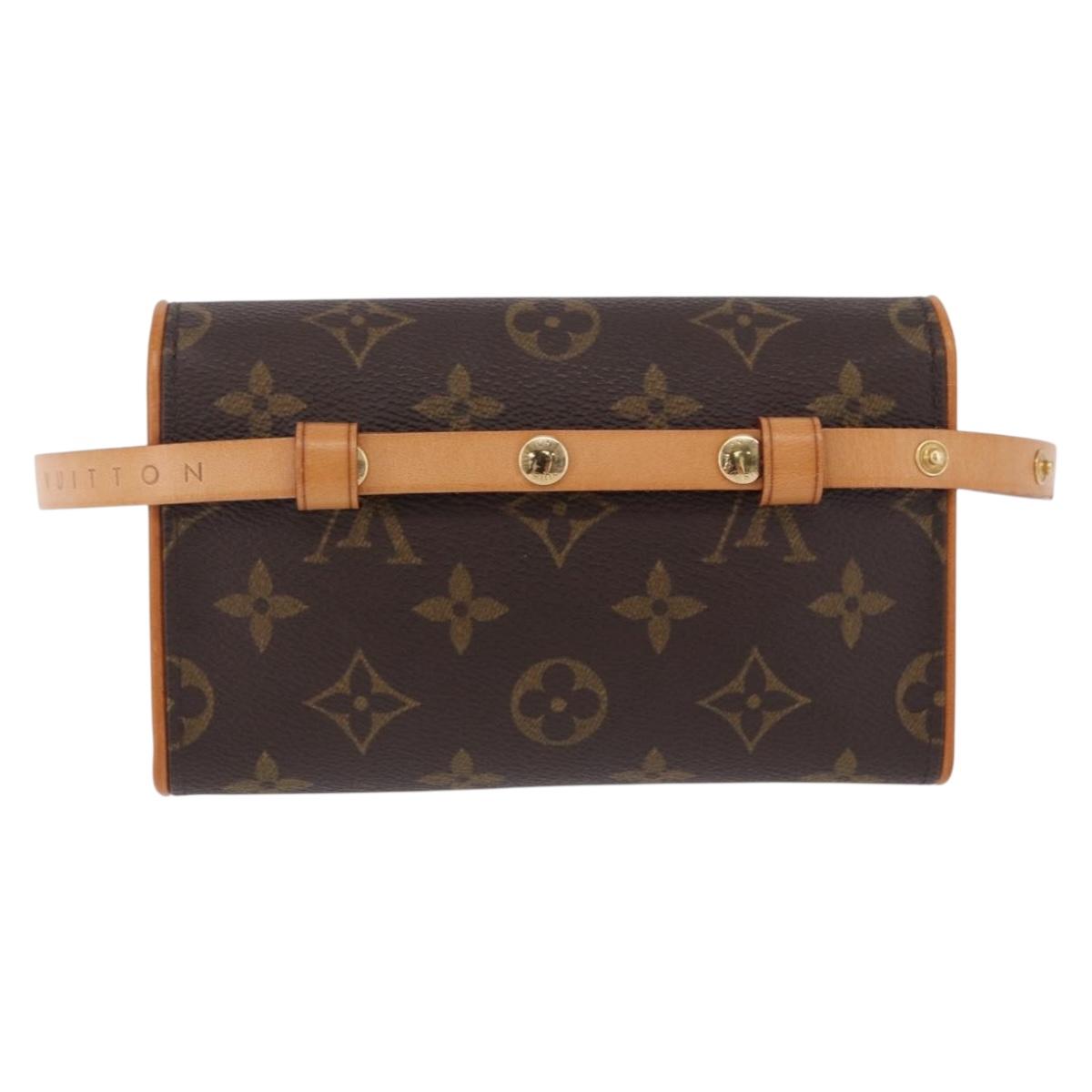 LOUIS VUITTON Monogram Pochette Florentine Waist Bag M51855 LV Auth 204738V