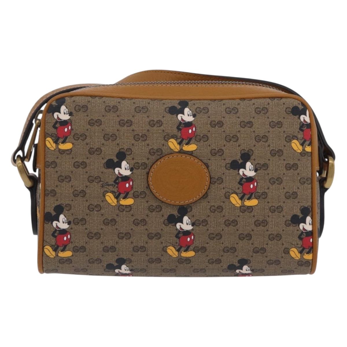 GUCCI Micro GG Supreme Disney Collaboration Bag PVC Outlet 602536 Auth 204739M