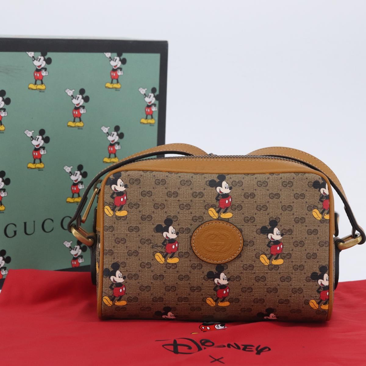 GUCCI Micro GG Supreme Disney Collaboration Bag PVC Outlet 602536 Auth 204739M