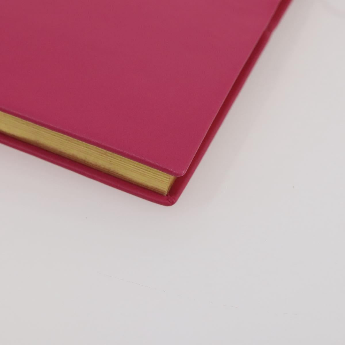 LOEWE Note Leather Paper Pink Auth 204770M