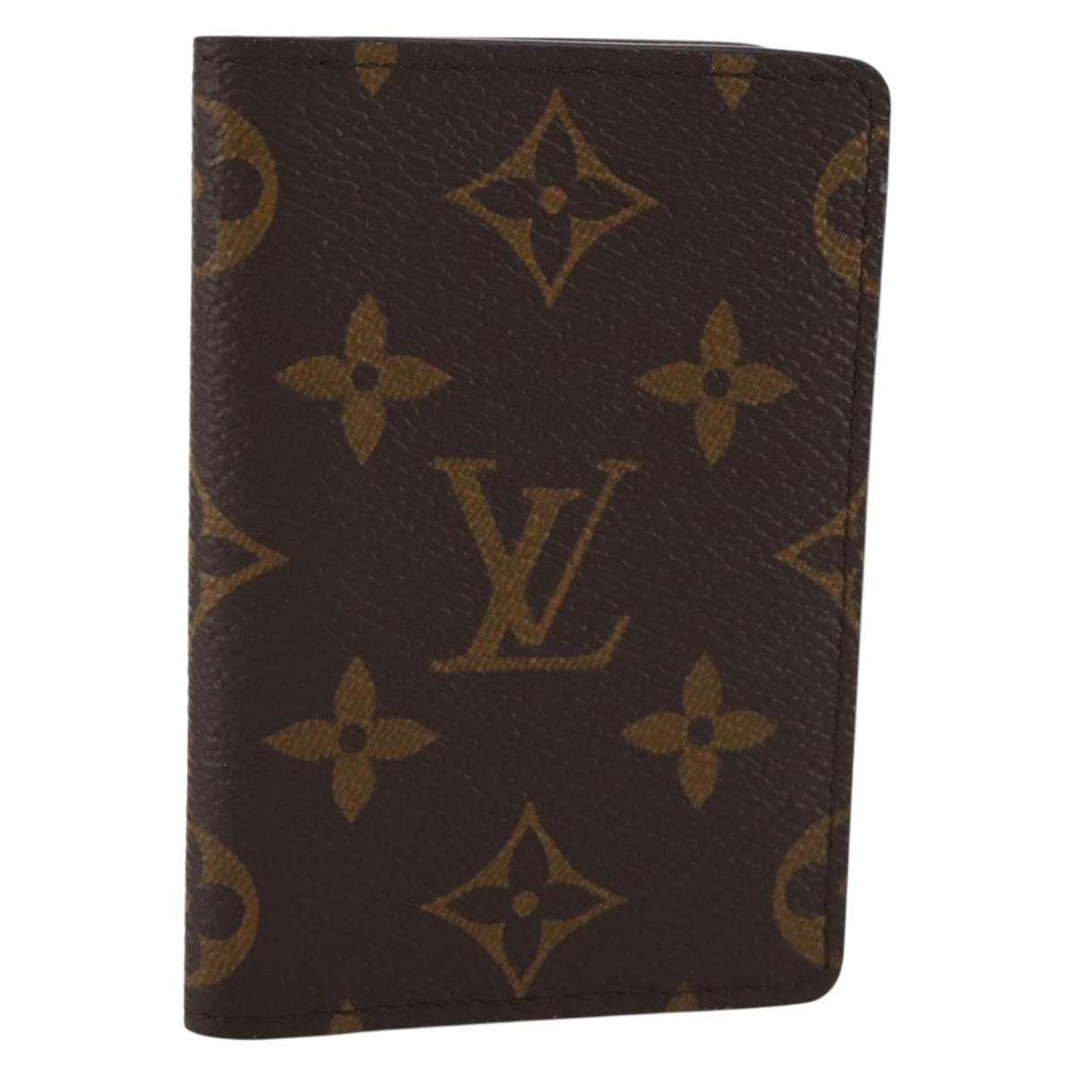 LOUIS VUITTON Monogram Organizer De Poch Card Case M61732 LV Auth 204776V