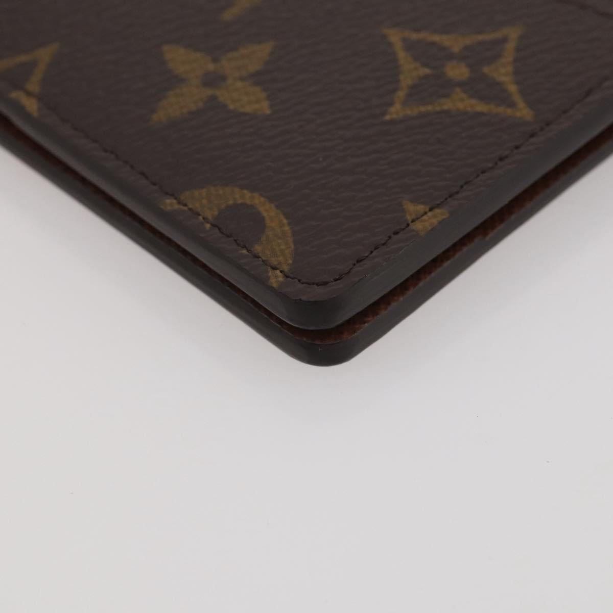 LOUIS VUITTON Monogram Organizer De Poch Card Case M61732 LV Auth 204776V