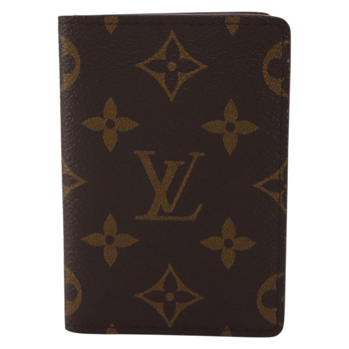 LOUIS VUITTON Monogram Organizer De Poch Card Case M61732 LV Auth 204776V