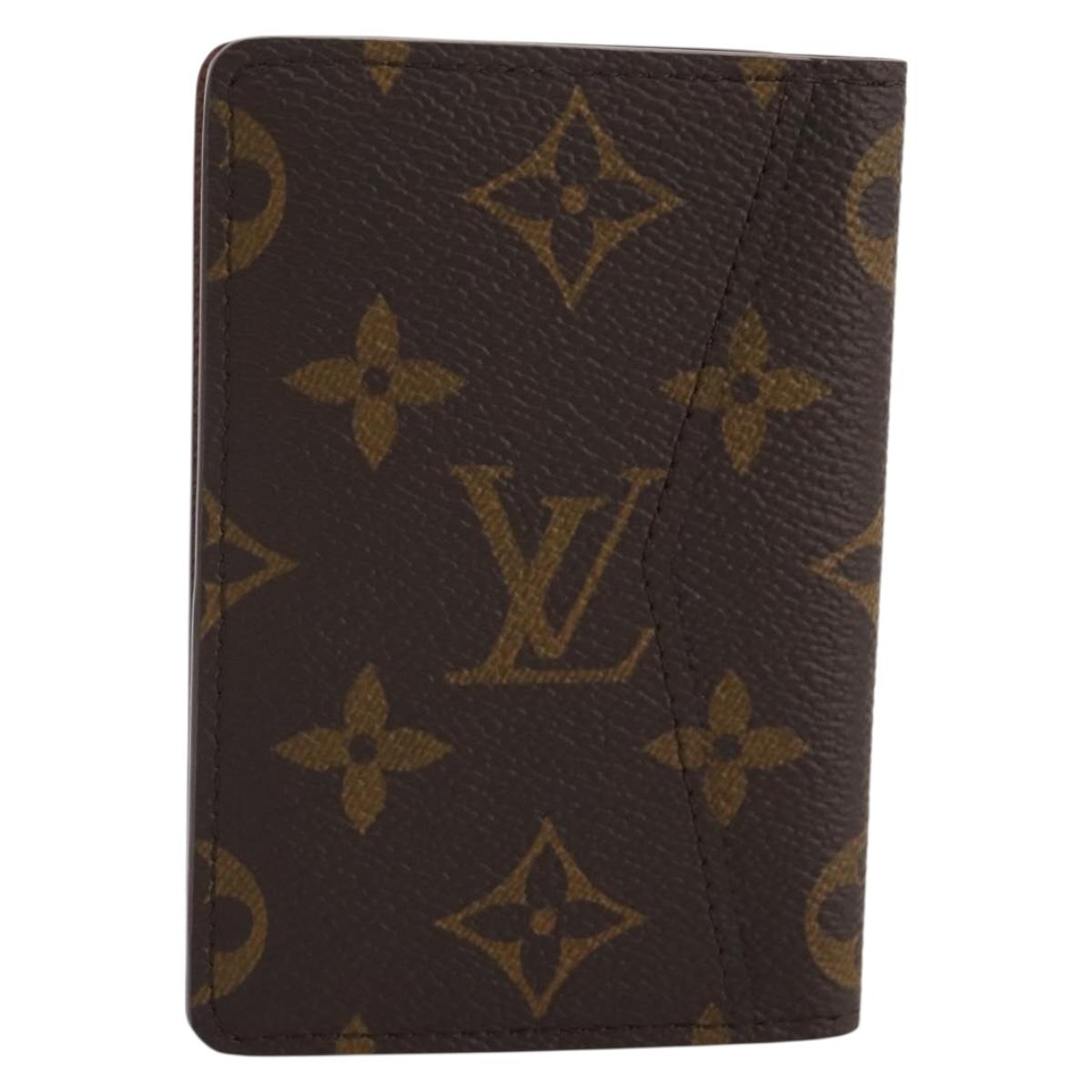 LOUIS VUITTON Monogram Organizer De Poch Card Case M61732 LV Auth 204776V