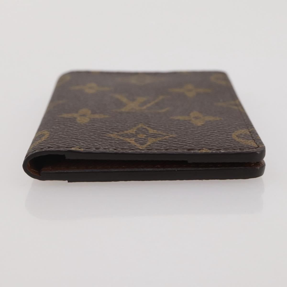 LOUIS VUITTON Monogram Organizer De Poch Card Case M61732 LV Auth 204776V