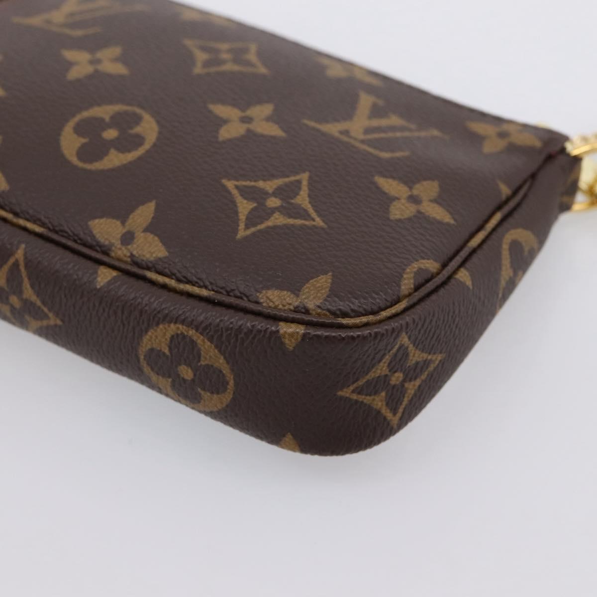 LOUIS VUITTON Monogram Vivienne Mini Pochette Accessoires Pouch LV Auth 204777M