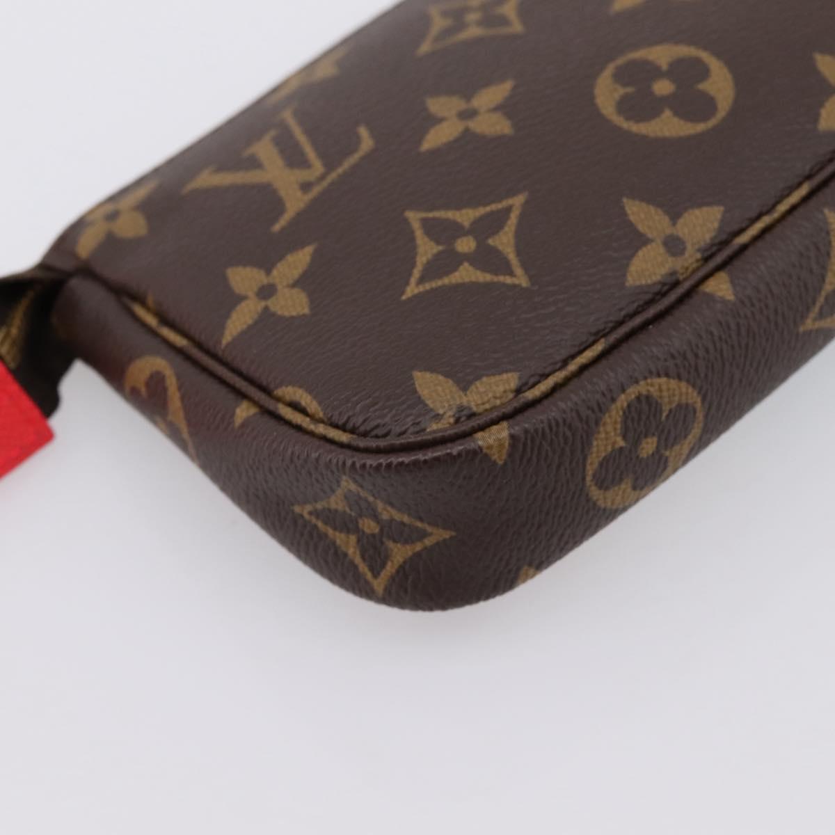 LOUIS VUITTON Monogram Vivienne Mini Pochette Accessoires Pouch LV Auth 204777M