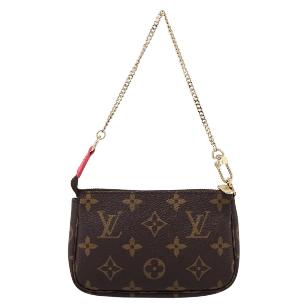 LOUIS VUITTON Monogram Vivienne Mini Pochette Accessoires Pouch LV Auth 204777M