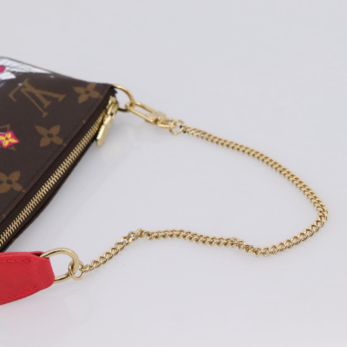 LOUIS VUITTON Monogram Vivienne Mini Pochette Accessoires Pouch LV Auth 204777M