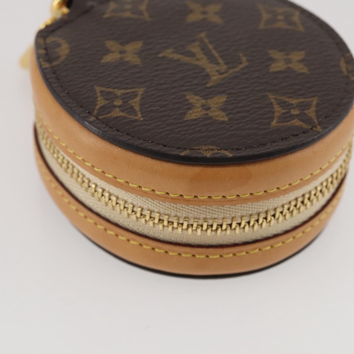 LOUIS VUITTON Monogram Etui Earphone Case GI0495 LV Auth 204778M