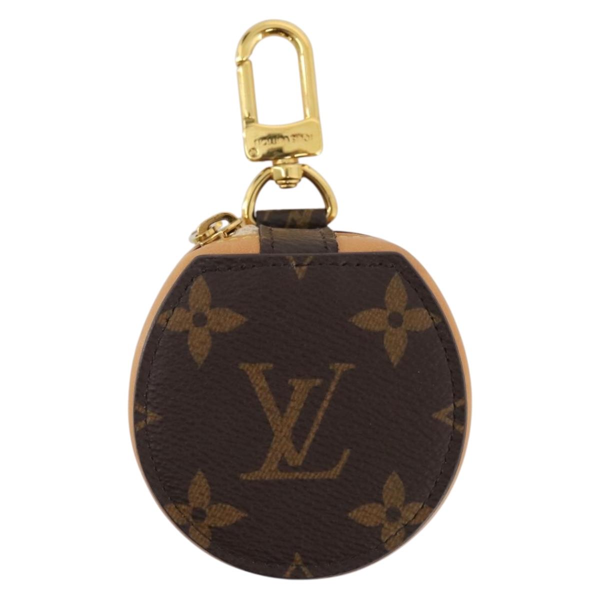 LOUIS VUITTON Monogram Etui Earphone Case GI0495 LV Auth 204778M