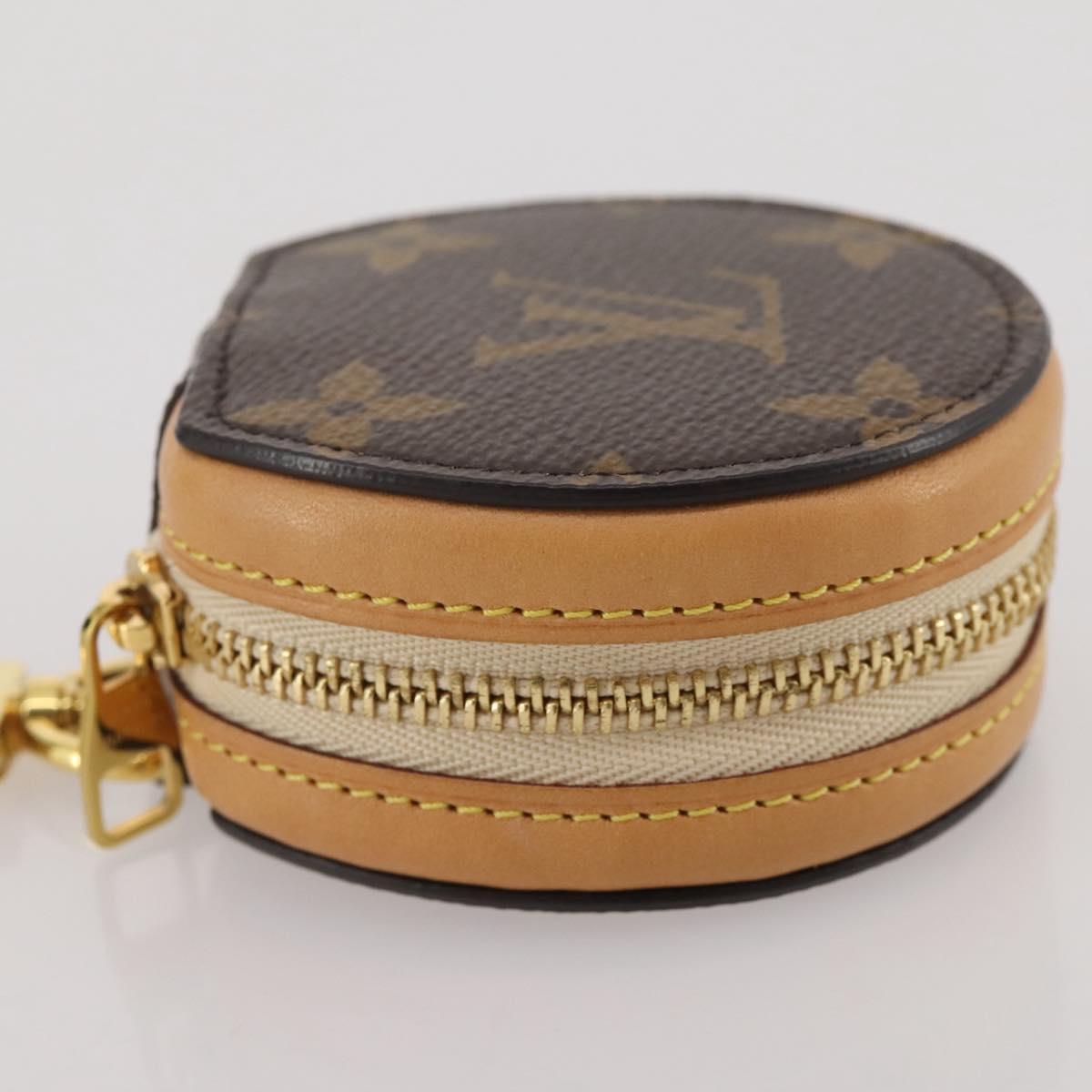 LOUIS VUITTON Monogram Etui Earphone Case GI0495 LV Auth 204778M
