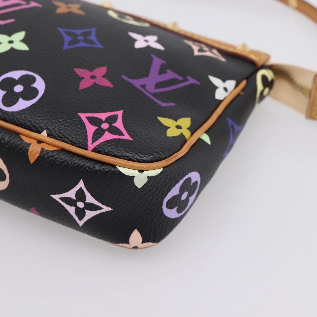 LOUIS VUITTON Monogram Multicolor Pochette Accessoires M92648 Auth 204780SAV