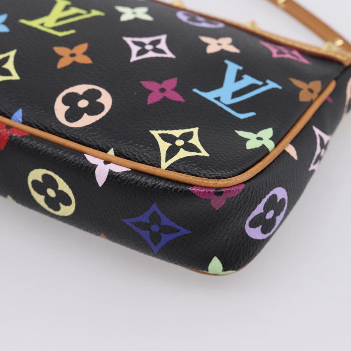 LOUIS VUITTON Monogram Multicolor Pochette Accessoires M92648 Auth 204780SAV