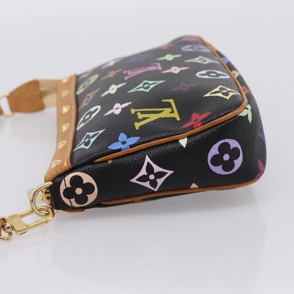 LOUIS VUITTON Monogram Multicolor Pochette Accessoires M92648 Auth 204780SAV