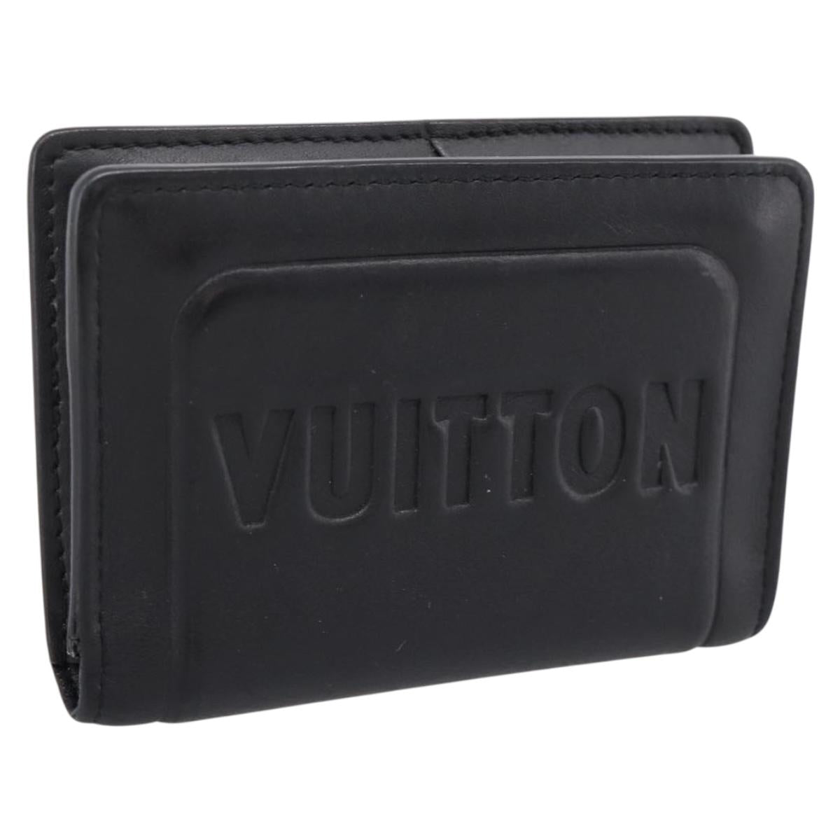 LOUIS VUITTON Infinity Organizer De Poch Card Case Leather M63251 Auth 204791A