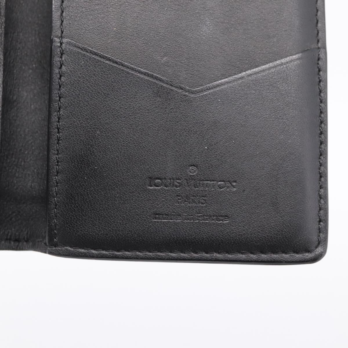 LOUIS VUITTON Infinity Organizer De Poch Card Case Leather M63251 Auth 204791A