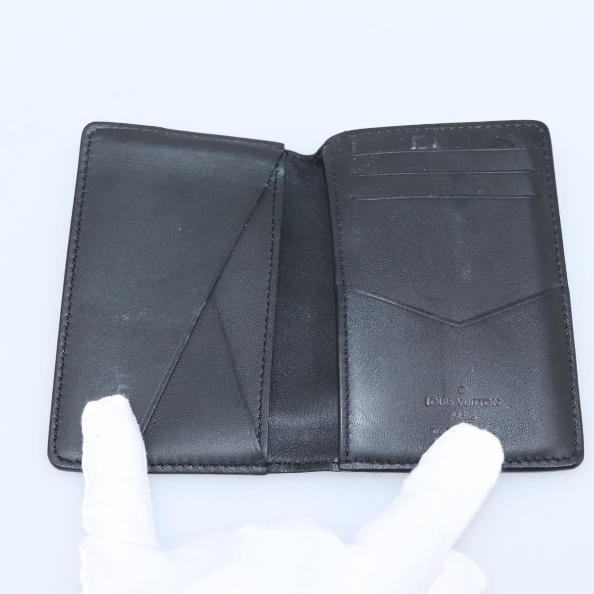 LOUIS VUITTON Infinity Organizer De Poch Card Case Leather M63251 Auth 204791A