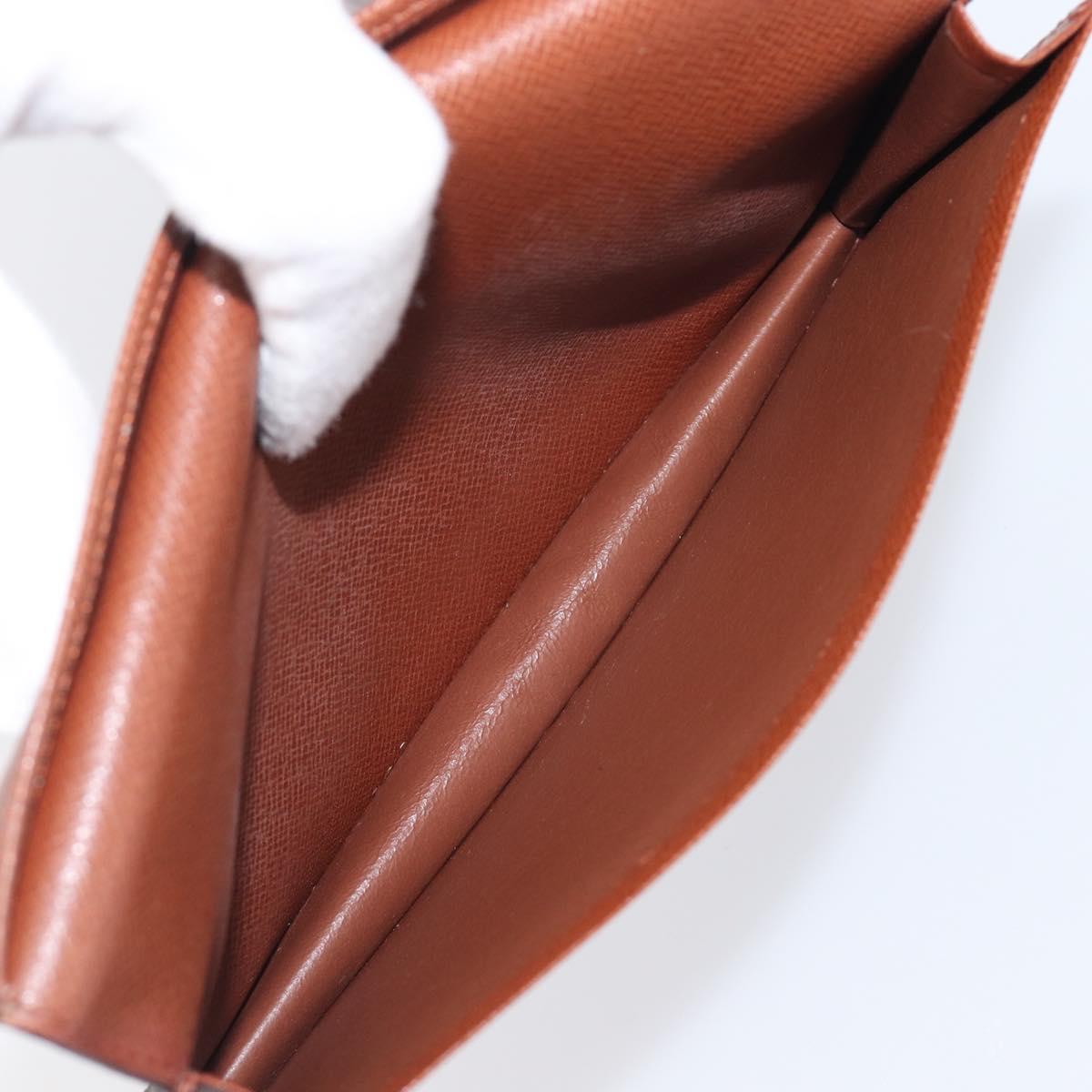 LOUIS VUITTON Monogram Porto Cartes Credit Billfold M60825 LV Auth 204793