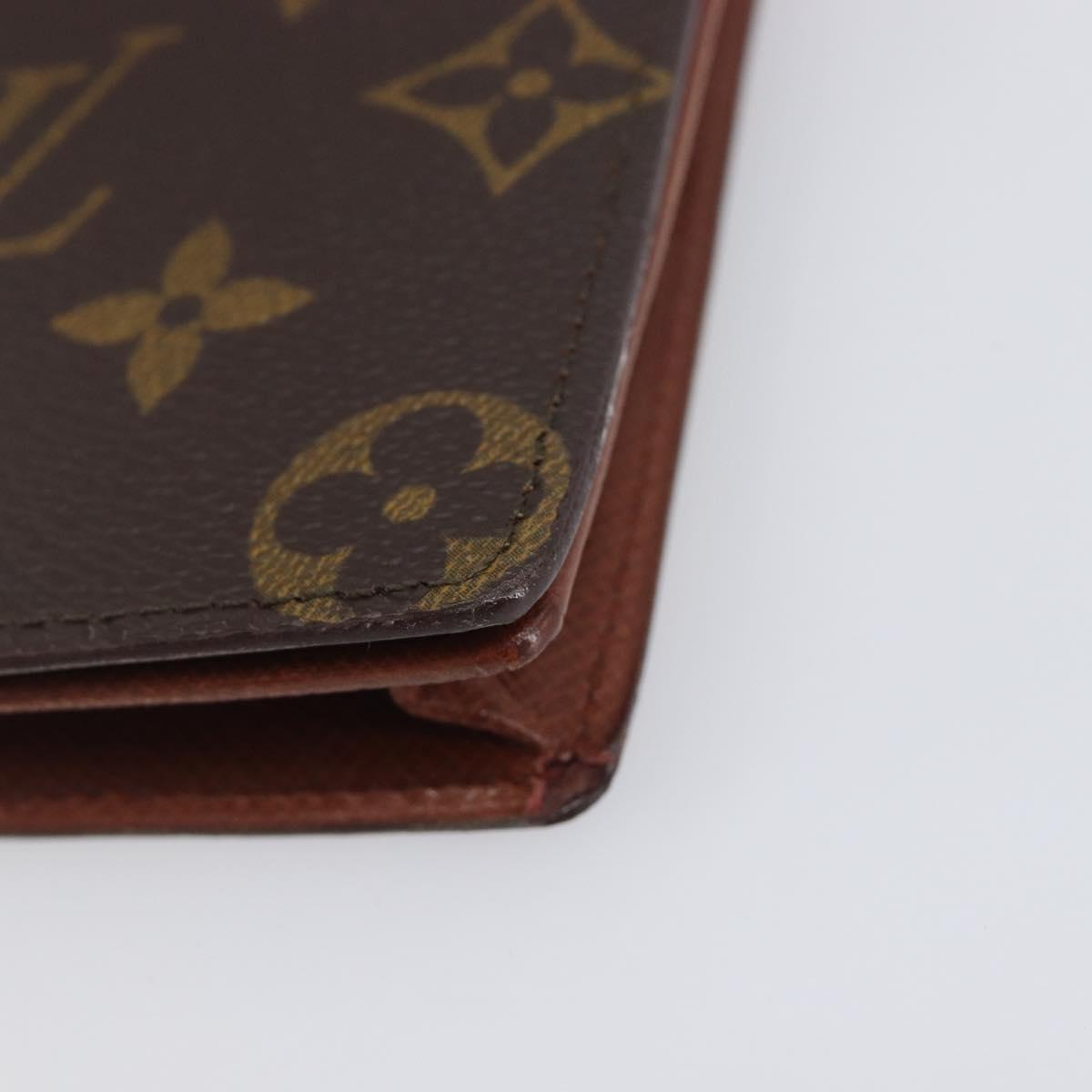LOUIS VUITTON Monogram Porto Cartes Credit Billfold M60825 LV Auth 204793