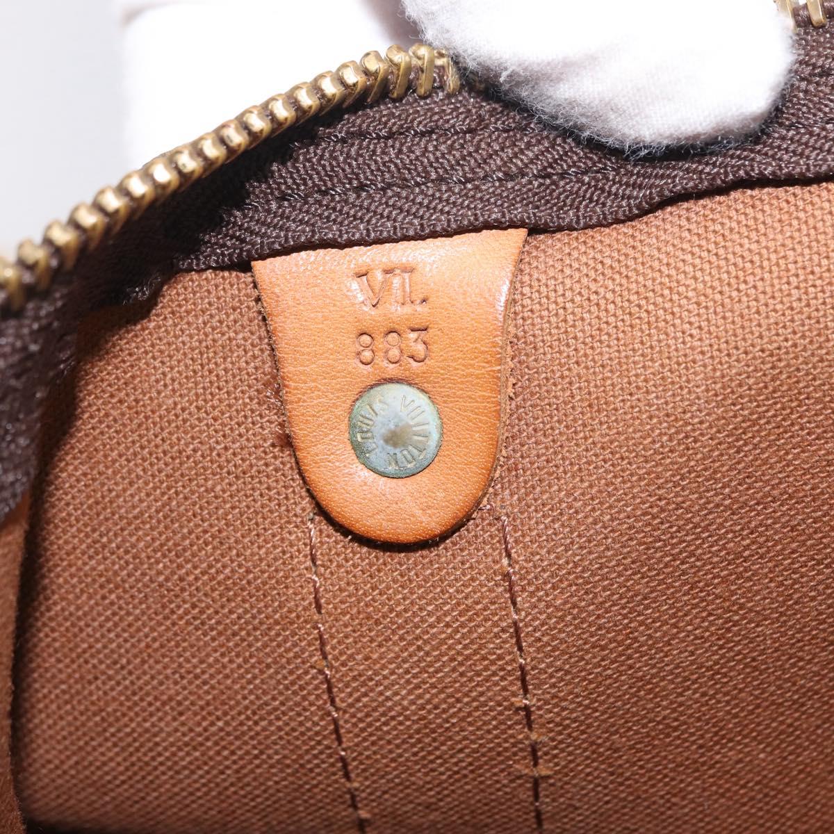 LOUIS VUITTON Monogram Keepall 50 Boston Bag M41426 LV Auth 204801A