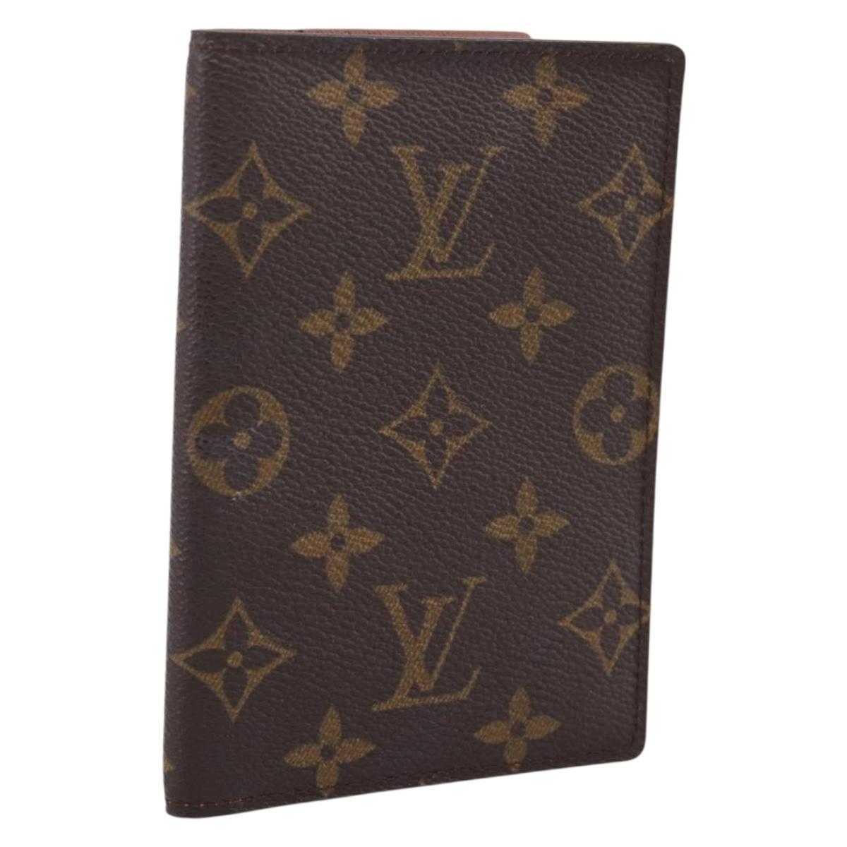 LOUIS VUITTON Monogram Couverture passport Passport Case M64502 LV Auth 204804V