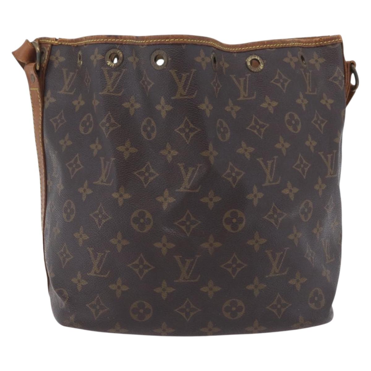LOUIS VUITTON Monogram Petit Noe Shoulder Bag M42226 LV Auth 204810