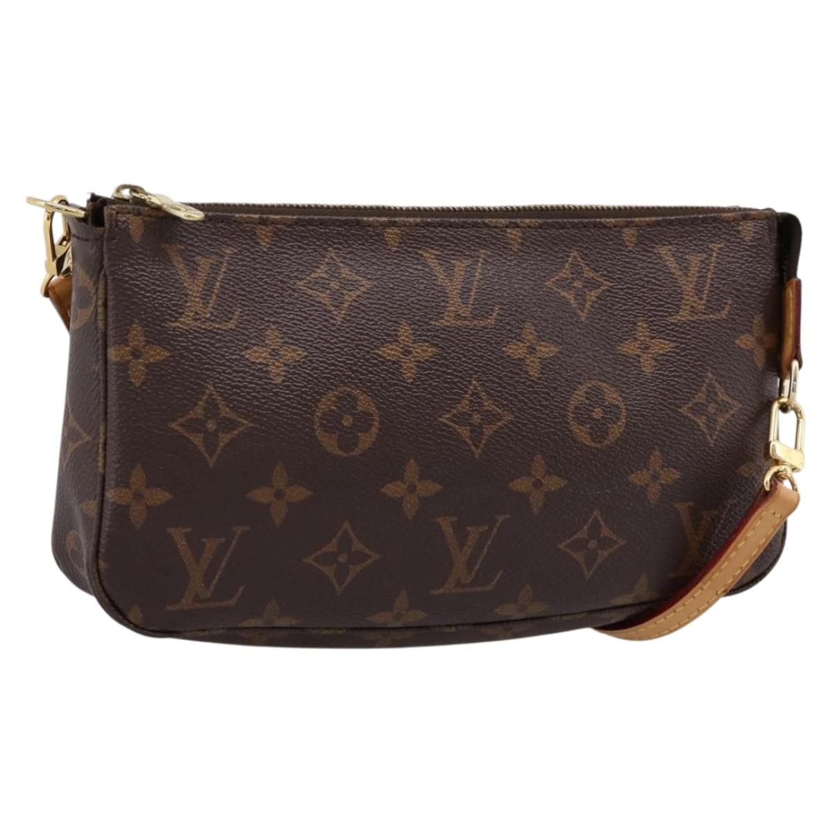 LOUIS VUITTON Monogram Pochette Accessoires Pouch M51980 LV Auth 204818V