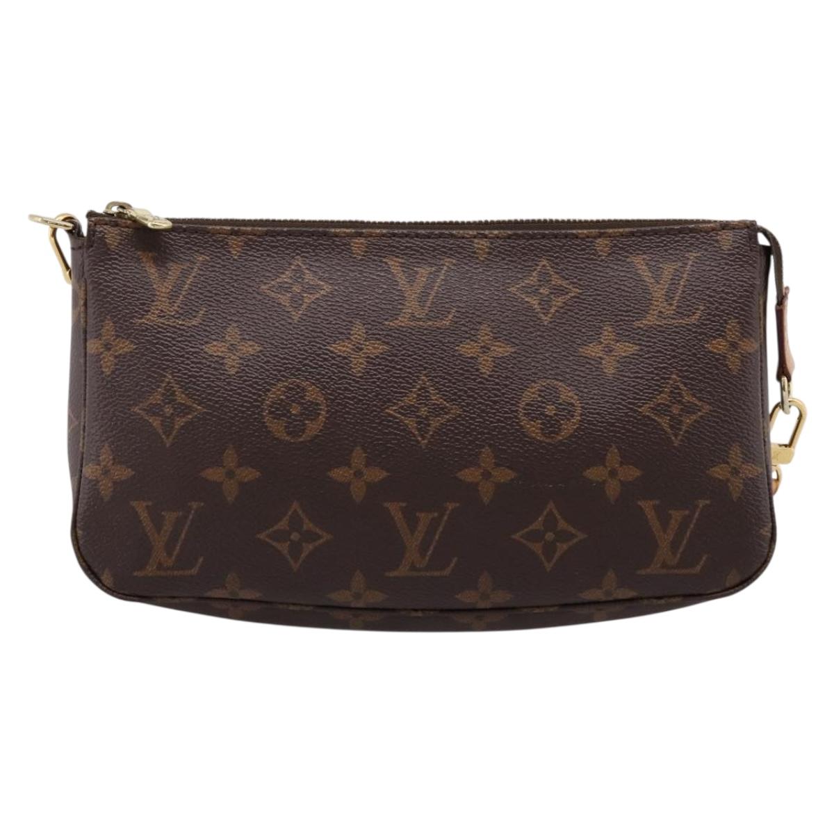 LOUIS VUITTON Monogram Pochette Accessoires Pouch M51980 LV Auth 204818V