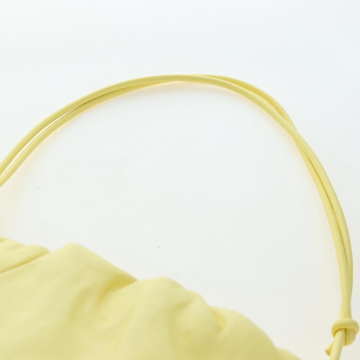 BOTTEGA VENETA Shoulder Bag Leather Yellow Auth 204821M